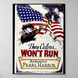 Poster Ces couleurs, ne fonctionneront pas, Pearl Harbor
