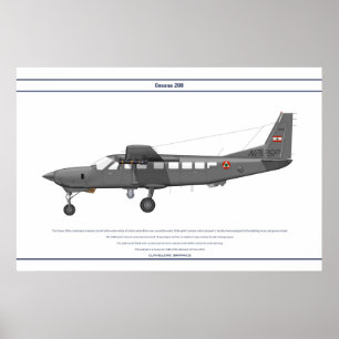 Poster Cessna 208 Liban
