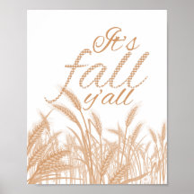 C'est Automne Y'all Vertical Print