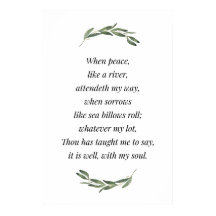 C'Est Bien Avec Mon Âme, La Bible Verse Print, Hym