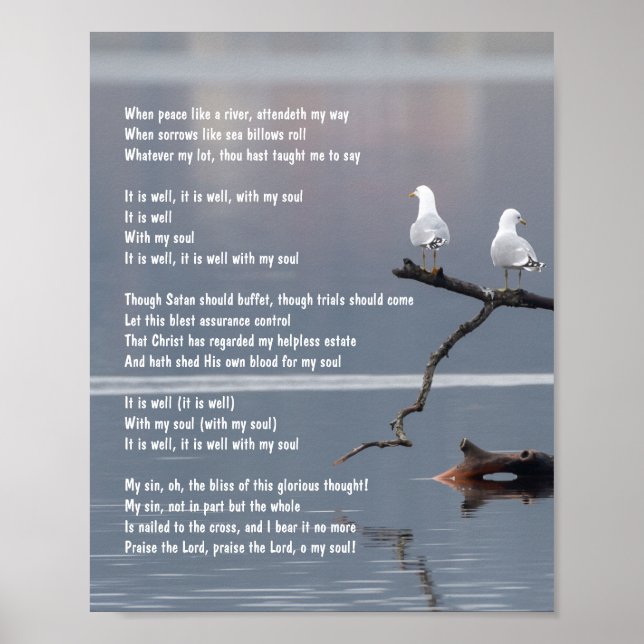 Poster C'est bien avec mon église âme Christian Hymn (Devant)