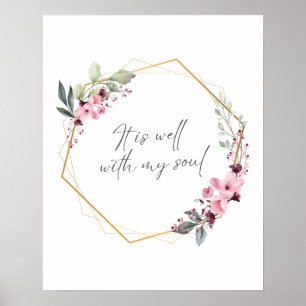 Poster C'Est Bien Avec Mon Soul Hymne Citation Imprimer