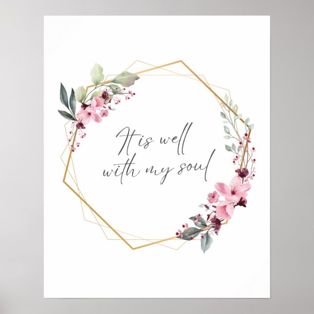Poster C'Est Bien Avec Mon Soul Hymne Citation Imprimer (Devant)