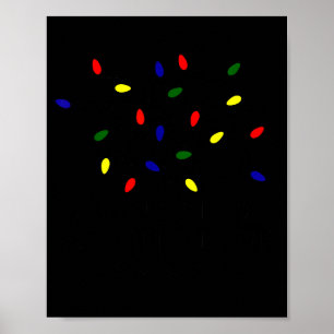 Poster C'est Bien Je Suis Bien Lumières De Noël Enseignan
