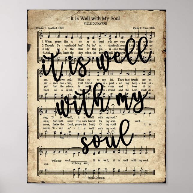 Poster C'est bien Vintage Hymne (Devant)