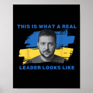 Poster C'Est Ce Que Semble Être Un Véritable Leader Comme