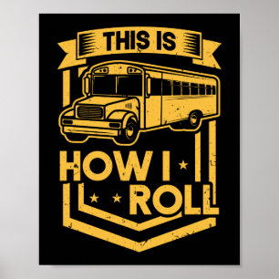 Poster C'Est Comme Ça Que J'Apprécie Le Conducteur De Bus