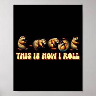 Poster C'est comment je roule Jour de la marmotte Pour ho