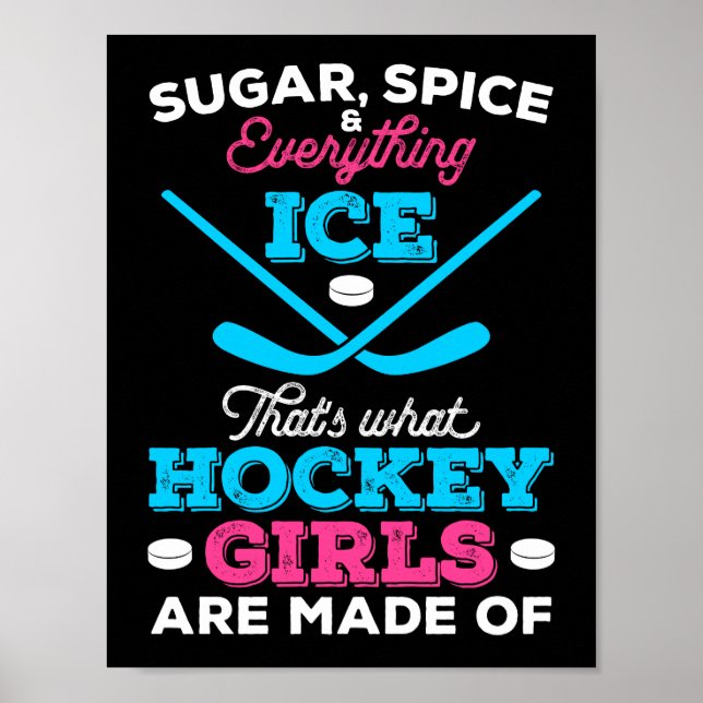 Poster C'est de ça que les filles de hockey sont faites (Devant)