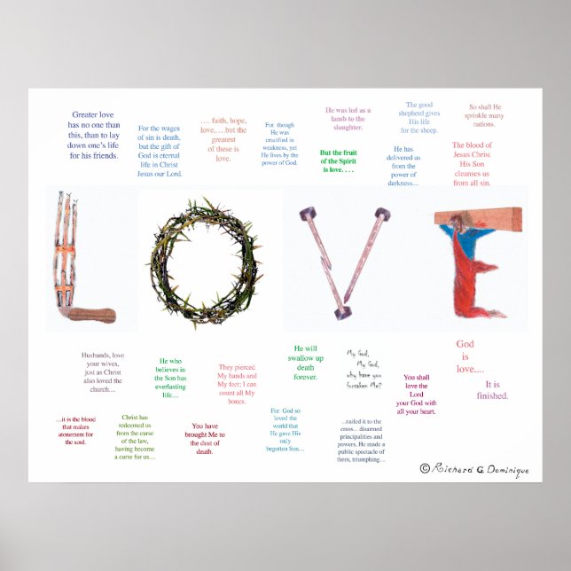 Poster C'est de l'amour. (Devant)