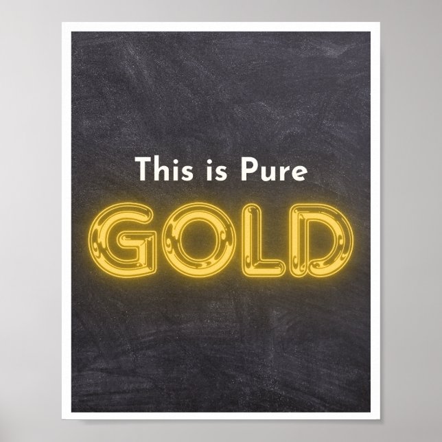 Poster C'est de l'or pur (Devant)