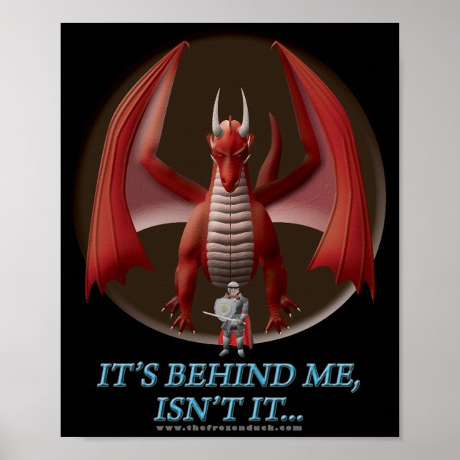 Poster C'est Derrière moi (Devant)