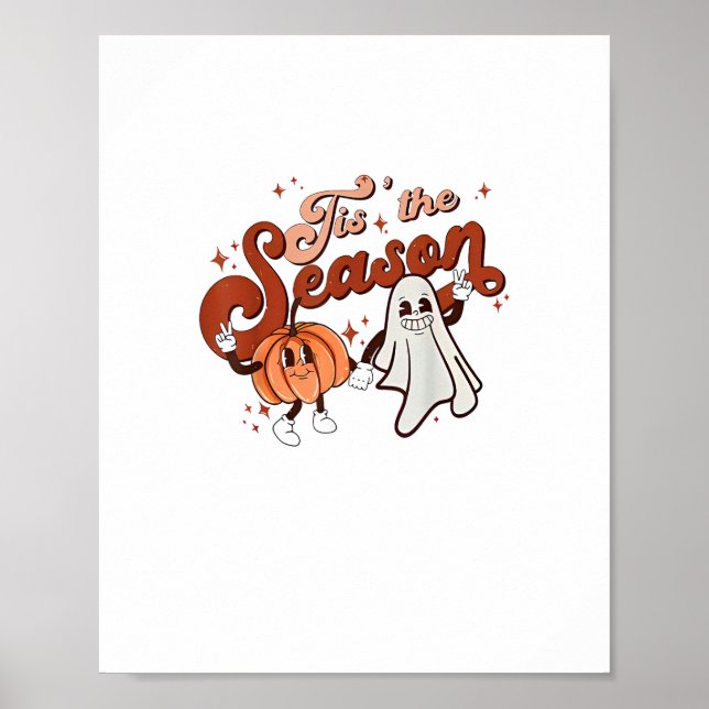 Poster C'Est La Saison Drôle Costume Halloween (Devant)
