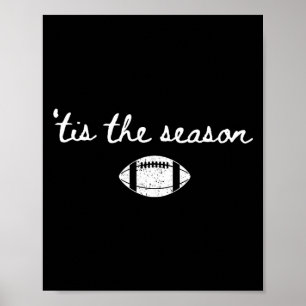 Poster C'est la saison Football Maman Jour de match Touch