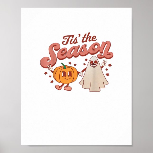 Poster C'Est La Saison Halloween Halloween Vintage Éffray (Devant)