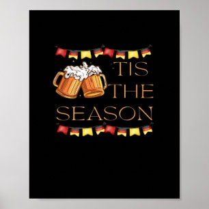 Poster C'Est La Saison Oktoberfest Fun Fun Bière Festival