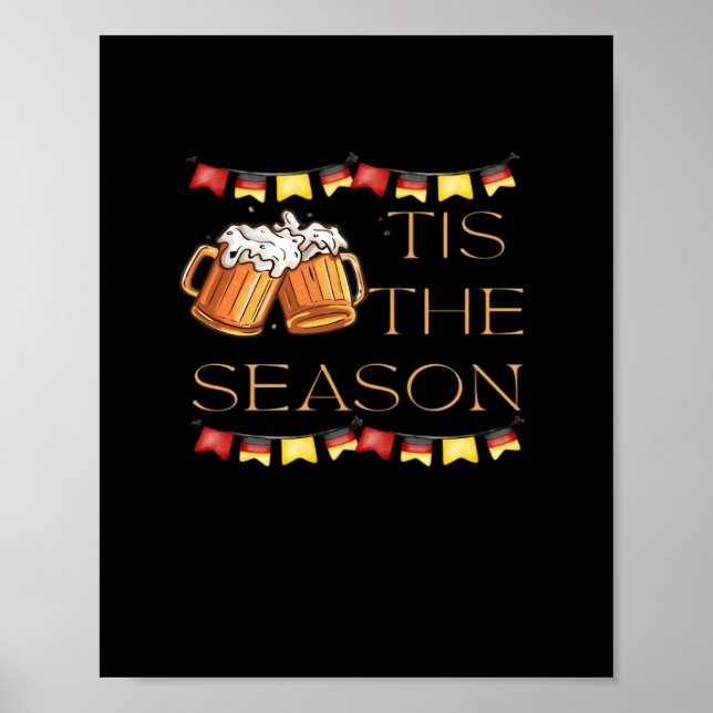 Poster C'Est La Saison Oktoberfest Fun Fun Bière Festival (Devant)