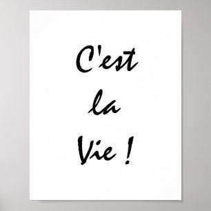 Poster C'est La Vie !