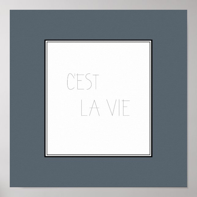 Poster C'est La Vie - C'est la Vie (Devant)
