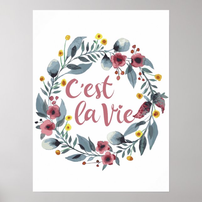 Poster C'est La Vie French (Devant)