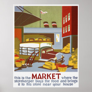 Poster C'est l'affiche du marché