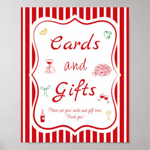 Poster C'est l'Amour Cartes et Cadeaux de Fête de Mariage