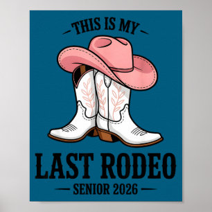 Poster C'est le dernier rodéo senior vachette diplômée 20