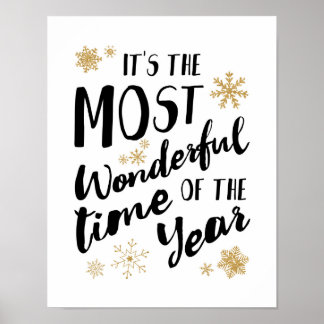 Poster C'est le moment le plus merveilleux de l'année - P
