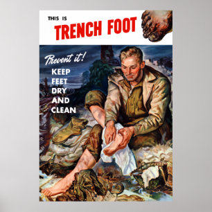 Poster C'Est Le Pied De Fente — Empêchez-Le !