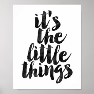 Poster C'est les petites choses