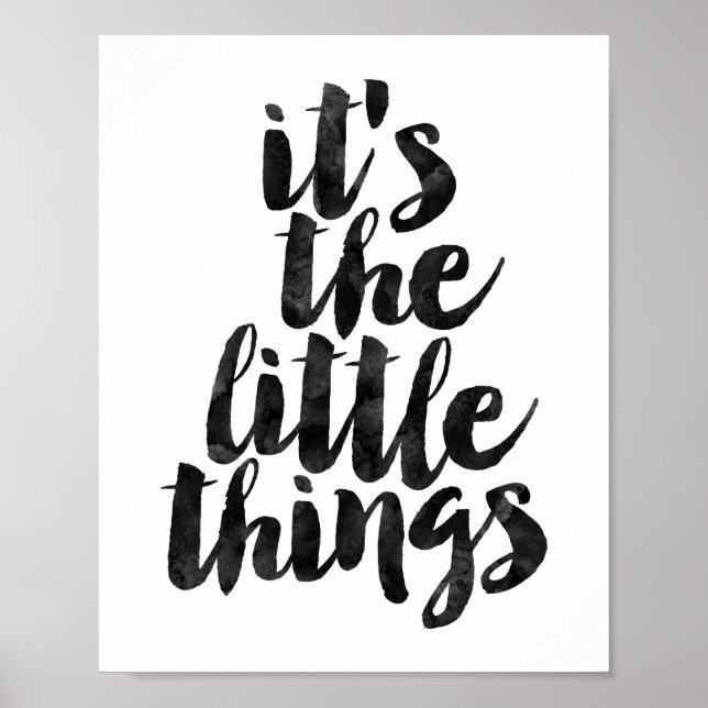 Poster C'est les petites choses (Devant)