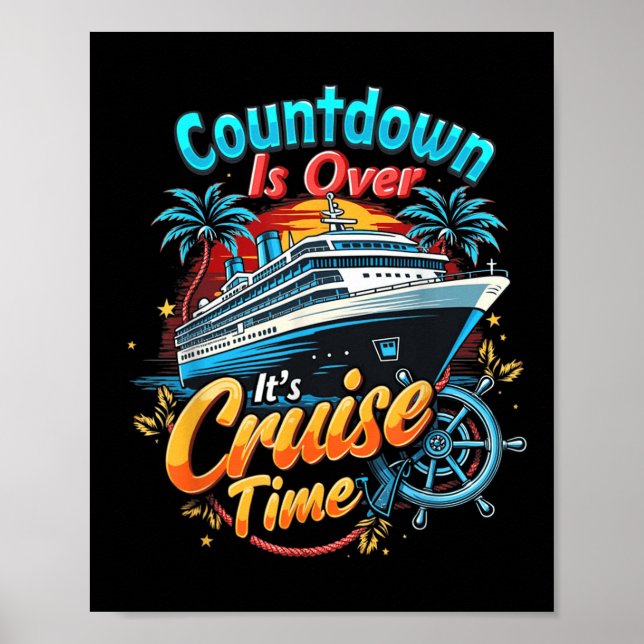 Poster C'est l'heure de la croisière, le compte à rebours (Devant)