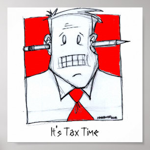 Poster C'est l'heure de la taxe