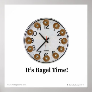 Poster C'est l'heure des Bagels !