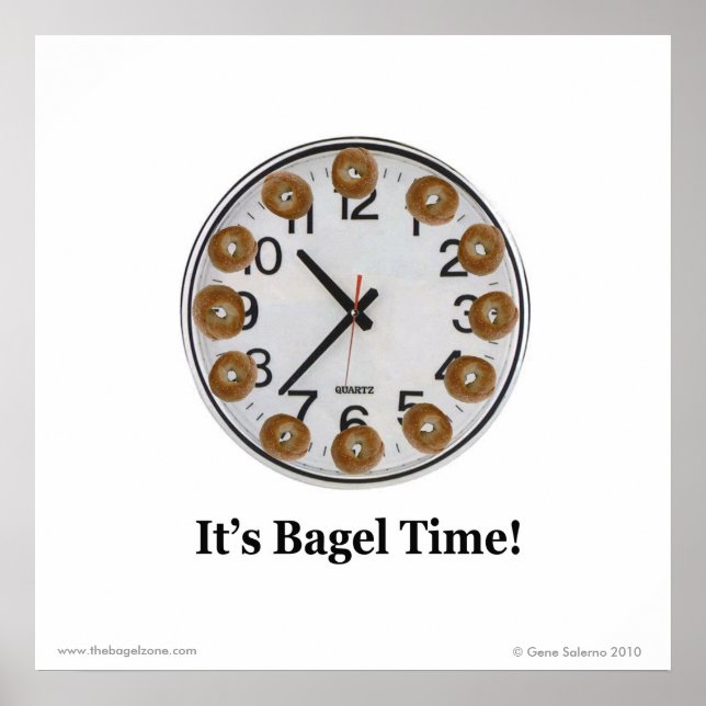 Poster C'est l'heure des Bagels ! (Devant)