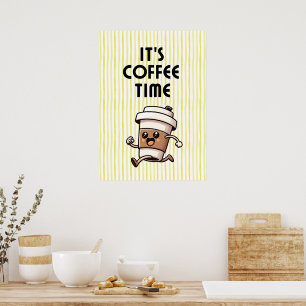 Poster C'est l'heure du café