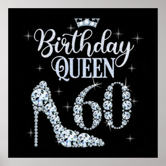 Poster C'est ma 60e reine anniversaire de 25 ans