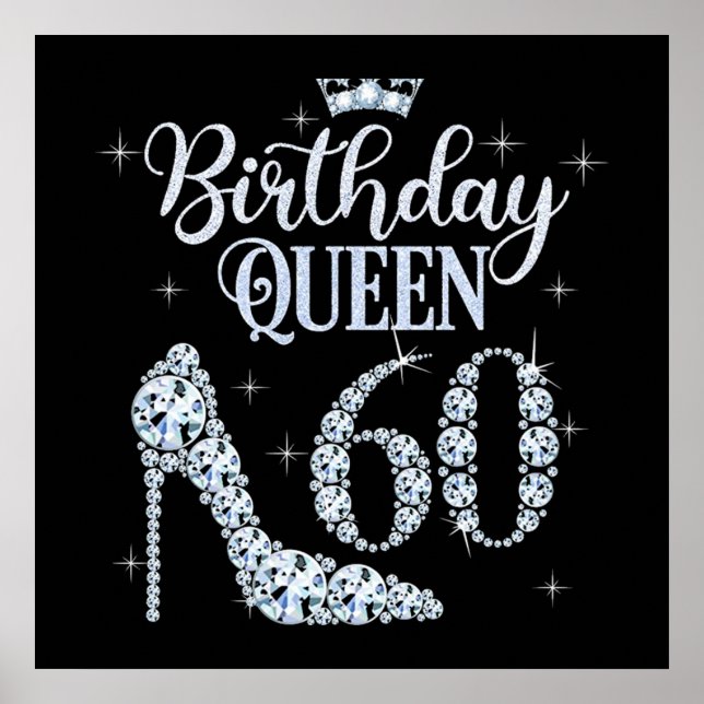 Poster C'est ma 60e reine anniversaire de 25 ans (Devant)