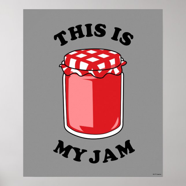 Poster C'Est Ma Confiture (Devant)