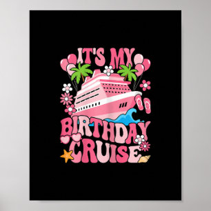 Poster C'est ma croisière d'anniversaire Drôle de vacance