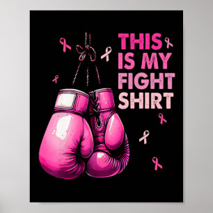 Poster C'Est Ma Lutte Contre Le Cancer Du Sein Boîte À Cr