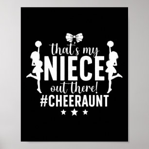 Poster C'est ma nièce, cheer tata pom-pom tata _1 