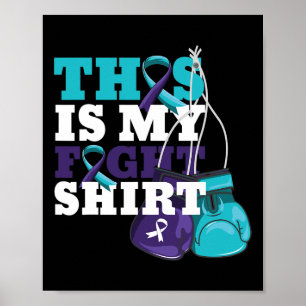 Poster C'Est Mon Combat Lutte Contre Le Suicide Fort