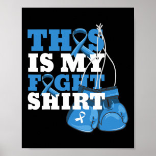 Poster C'est mon combat Type 1 Soutien contre le diabète 