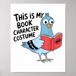 Poster C'Est Mon Costume De Caractère De Livre Funny Pige