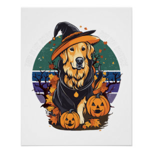 Poster C'est mon costume de papa chien effrayant pour chi