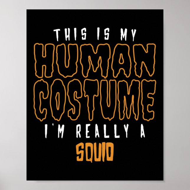 Poster C'est mon costume humain Je suis vraiment un amour (Devant)