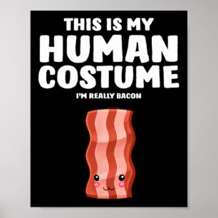 Poster C'est mon costume humain Je suis vraiment un con