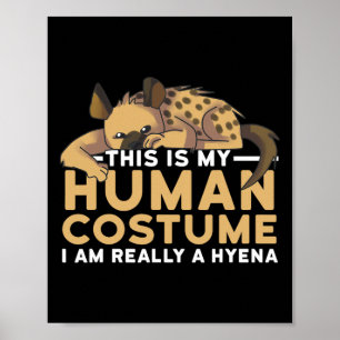Poster C'est mon costume humain Je suis vraiment une hiro