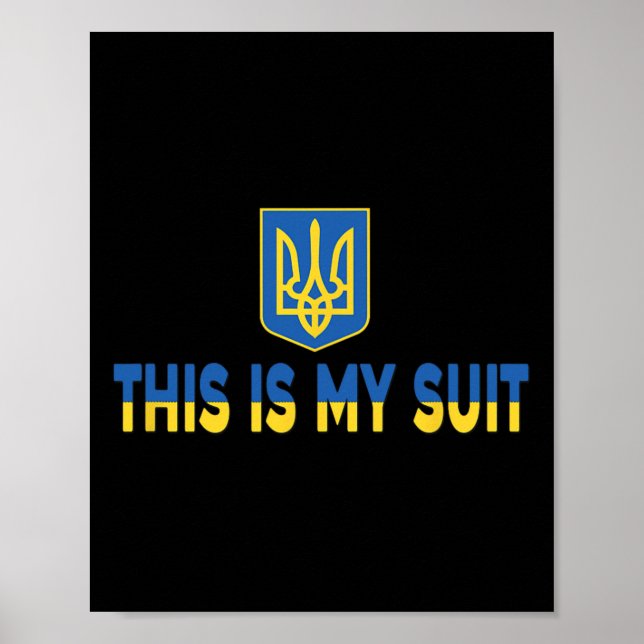 Poster C'est mon costume, soutien au costume ukrainien -  (Devant)